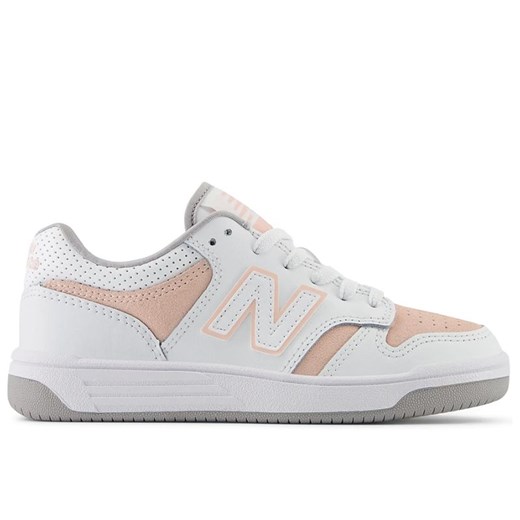 Buty dziecięce New Balance PSB480VP - białe ze sklepu streetstyle24.pl w kategorii Buty sportowe dziecięce - zdjęcie 180224530