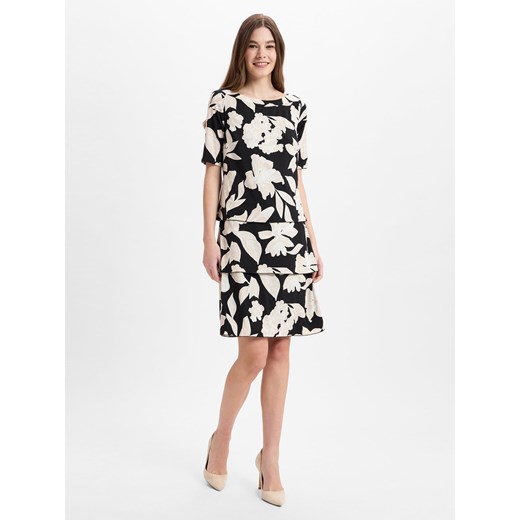 Betty Barclay Sukienka damska Kobiety czarny wzorzysty ze sklepu vangraaf w kategorii Sukienki - zdjęcie 180227110
