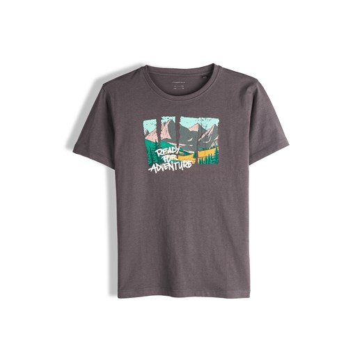 GATE Bawełniana koszulka z nadrukiem 3Y ze sklepu gateshop w kategorii T-shirty chłopięce - zdjęcie 180227263