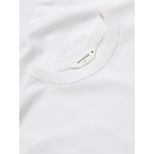 Reserved - Dzianinowa kamizelka - biały Reserved L Reserved