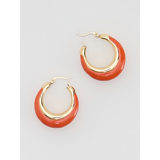 Kolczyki pomarańczowe Reserved 