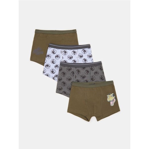 Sinsay - Bokserki 4 pack Jurassic Park - wielobarwny ze sklepu Sinsay w kategorii Majtki dziecięce - zdjęcie 180229274