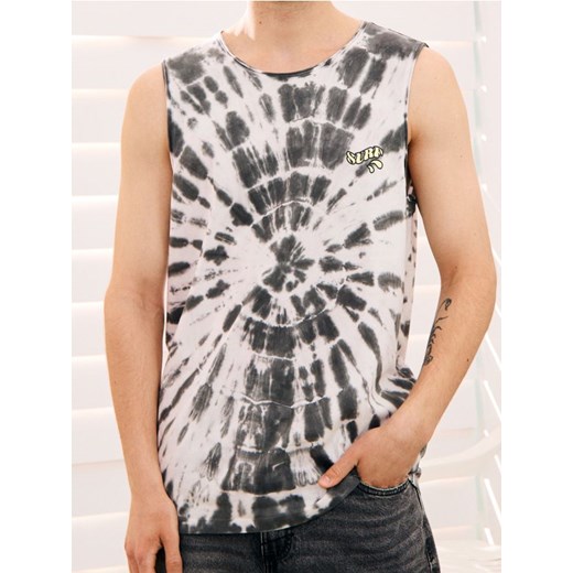 Sinsay - Tank top tie-dye w stylu spirali - wielobarwny ze sklepu Sinsay w kategorii T-shirty męskie - zdjęcie 180229290