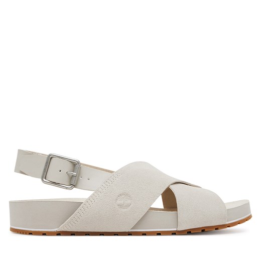 Sandały Timberland TB0A41PQF481 Écru ze sklepu eobuwie.pl w kategorii Sandały damskie - zdjęcie 180229320