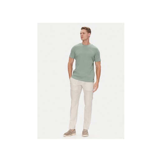 T-shirt męski Joop! casual zielony z krótkim rękawem