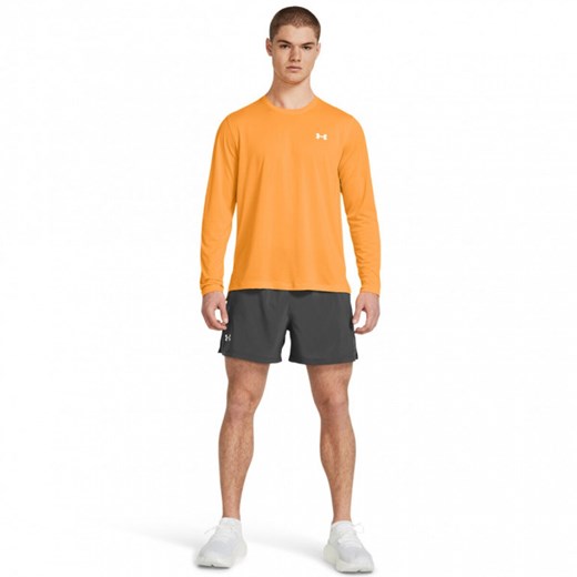 Męskie spodenki do biegania Under Armour UA Launch 5\'\' Unlined Shorts - szare ze sklepu Sportstylestory.com w kategorii Spodenki męskie - zdjęcie 180232061