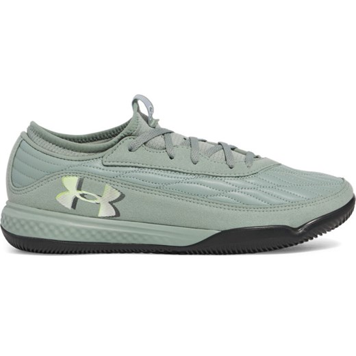 Buty piłkarskie halówki uniseks Under Armour UA Magnetico Select 4 Indoor - zielone ze sklepu Sportstylestory.com w kategorii Buty sportowe męskie - zdjęcie 180232091