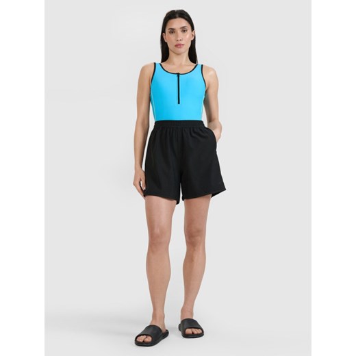 Damskie spodenki plażowe 4F 4FWSS25UBDSF149 - czarne XL Sportstylestory.com