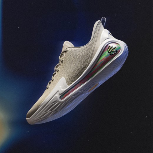 Buty do koszykówki uniseks Under Armour Curry 12 \"Saturn\"- beżowe ze sklepu Sportstylestory.com w kategorii Buty sportowe męskie - zdjęcie 180232251