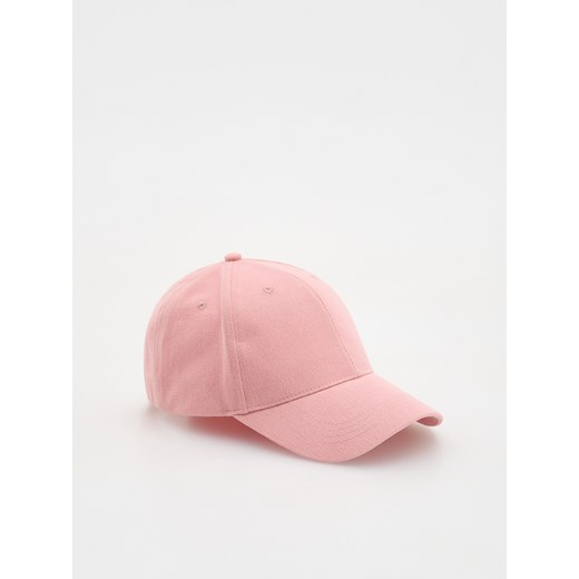 Reserved - Czapka z daszkiem - różowy Reserved ONE SIZE Reserved