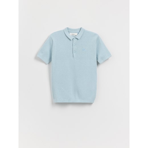 Reserved - T-shirt polo - niebieski ze sklepu Reserved w kategorii T-shirty chłopięce - zdjęcie 180233882