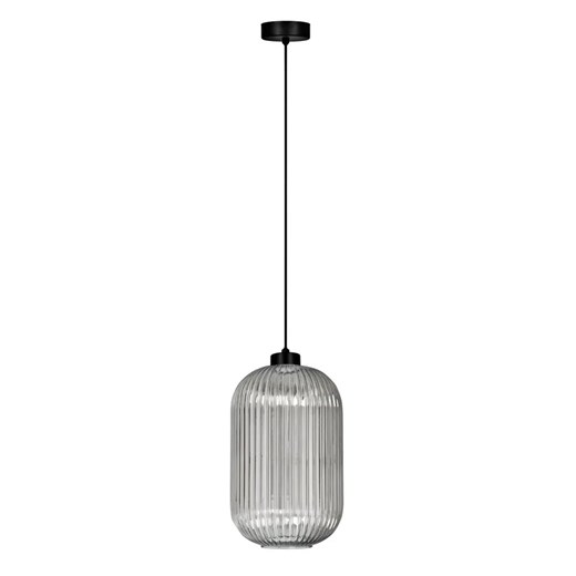 Grafitowa lampa z wiszącym kloszem - J023-Perota Lumes One Size Edinos.pl