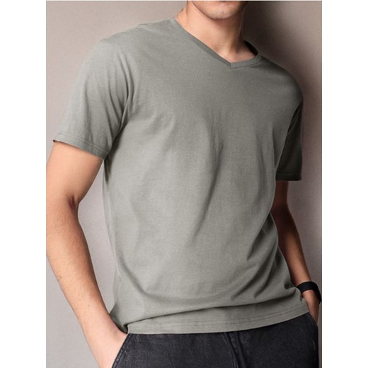 Sinsay - Koszulka - niebieski ze sklepu Sinsay w kategorii T-shirty męskie - zdjęcie 180236941