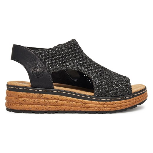 Sandały Rieker 62783-00 ze sklepu ccc.eu w kategorii Espadryle damskie - zdjęcie 180238333