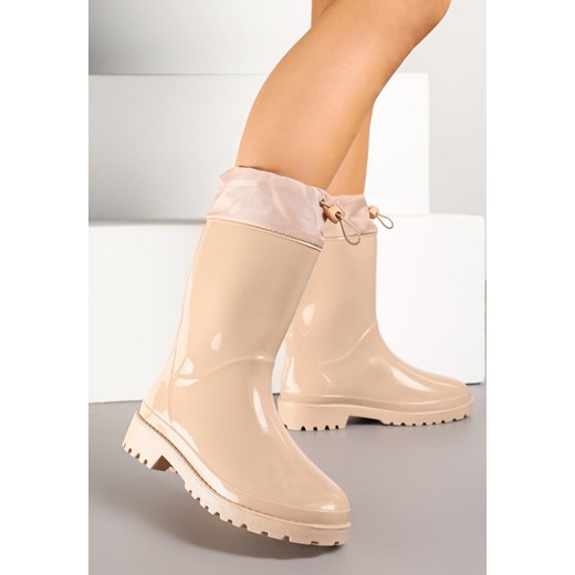 Kalosze damskie Born2be casual bez zapięcia 