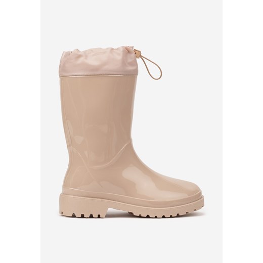 Kalosze damskie Born2be casual bez zapięcia na jesień 