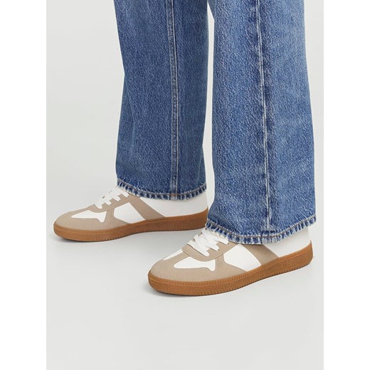 Jack &amp; Jones Sneakersy w kolorze beżowo-białym ze sklepu Limango Polska w kategorii Buty sportowe męskie - zdjęcie 180239363