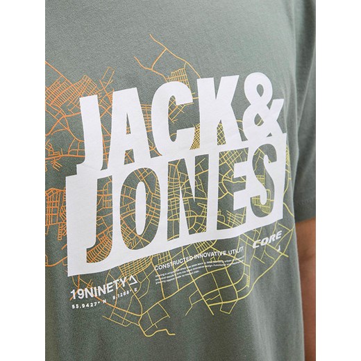 T-shirt męski Jack & Jones z krótkim rękawem w stylu młodzieżowym 