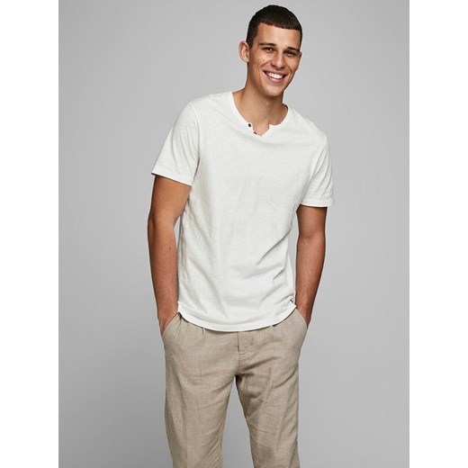 T-shirt męski Jack & Jones biały