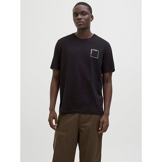 T-shirt męski czarny Jack & Jones