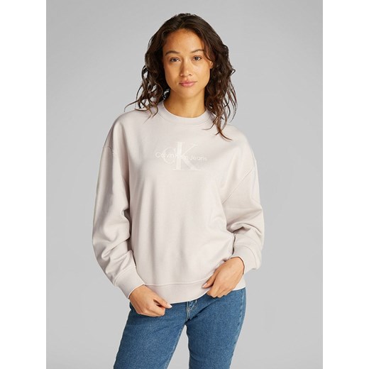 CALVIN KLEIN JEANS Bluza w kolorze kremowym ze sklepu Limango Polska w kategorii Bluzy damskie - zdjęcie 180240171