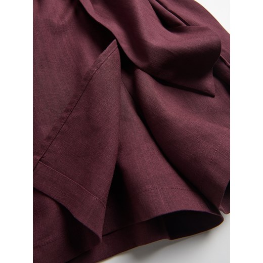 Reserved - Kombinezon z lyocellu - burgundowy Reserved L Reserved