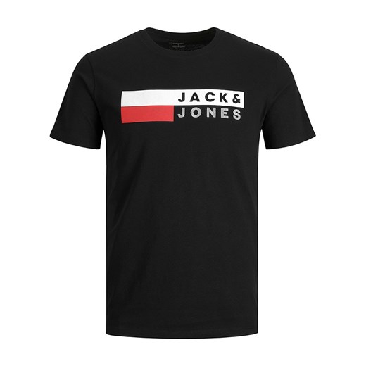 Jack &amp; Jones Koszulka w kolorze czarnym ze sklepu Limango Polska w kategorii T-shirty męskie - zdjęcie 180241471