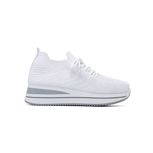 Sixth Sens Sneakersy w kolorze białym na koturnie ze sklepu Limango Polska w kategorii Buty sportowe damskie - zdjęcie 180241482