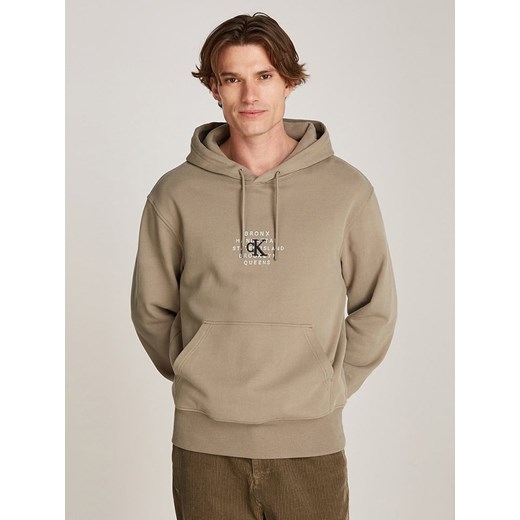 CALVIN KLEIN JEANS Bluza w kolorze jasnobrązowym ze sklepu Limango Polska w kategorii Bluzy męskie - zdjęcie 180241610