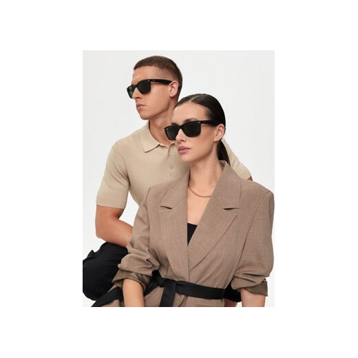 Ray-Ban Okulary przeciwsłoneczne New Wayfarer 0RB2132 622 Czarny 58 MODIVO