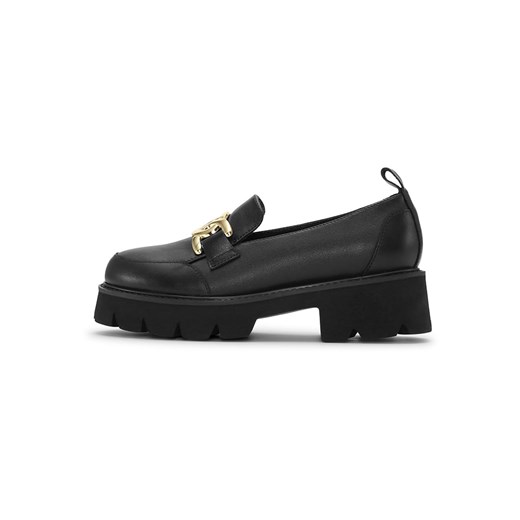 Ilse Jacobsen Skórzane mokasyny w kolorze czarnym Ilse Jacobsen 40 okazja Limango Polska