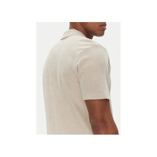 T-shirt męski BOSS HUGO beżowy 