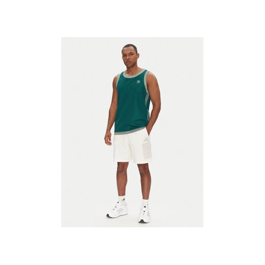 T-shirt męski Adidas zielony na wiosnę z krótkim rękawem
