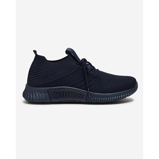 Granatowe damskie buty sportowe Merisal - Obuwie ze sklepu royalfashion.pl w kategorii Buty sportowe damskie - zdjęcie 180254124