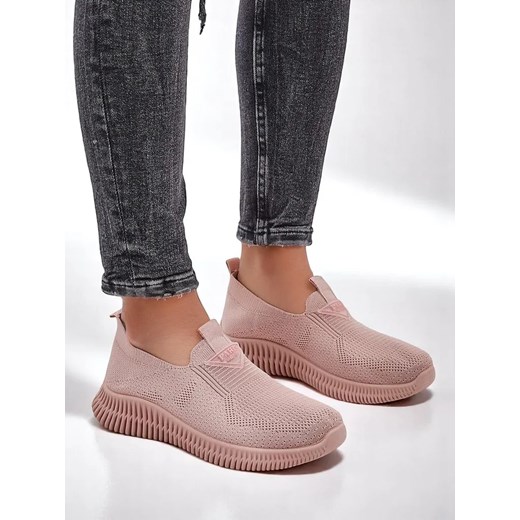 Royalfashion Wsuwane damskie materiałowe buty sportowe Serra ze sklepu royalfashion.pl w kategorii Buty sportowe damskie - zdjęcie 180254520