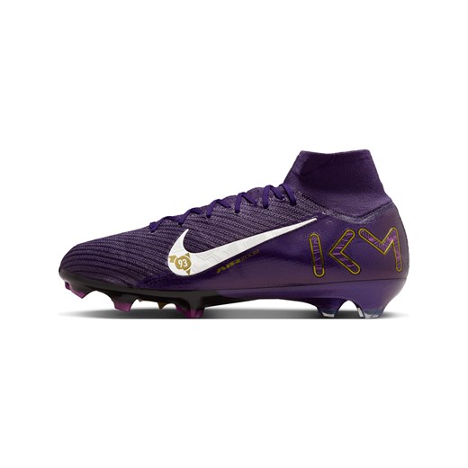 Korki piłkarskie typu high top na twardą murawę Nike Mercurial Superfly 10 Elite „Kylian Mbappé” - Fiolet ze sklepu Nike poland w kategorii Buty sportowe męskie - zdjęcie 180256521