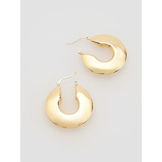 Reserved - Owalne kolczyki - złoty Reserved ONE SIZE Reserved