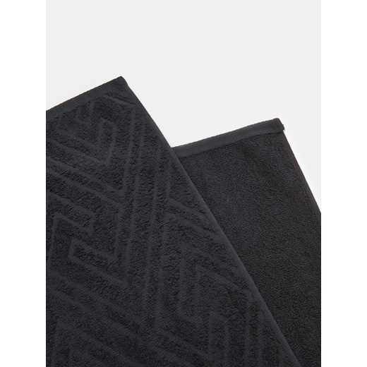 Sinsay - Ręcznik bawełniany - czarny Sinsay One Size Sinsay