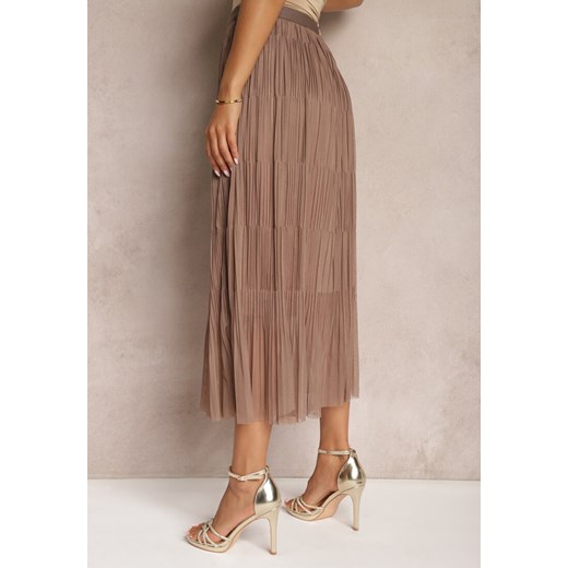 Spódnica Renee midi elegancka na wiosnę