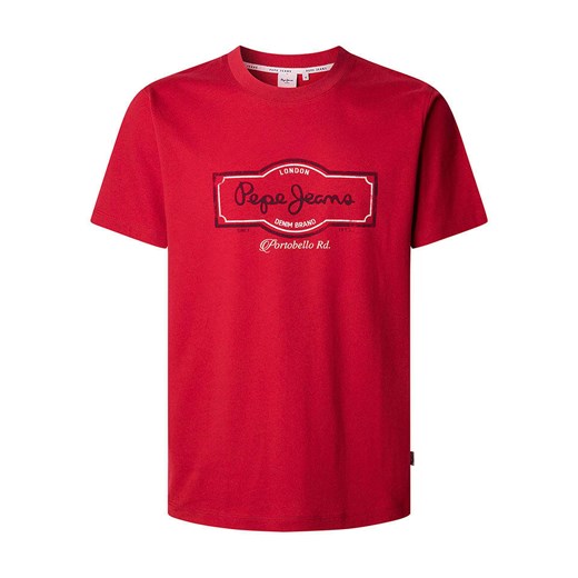 Pepe Jeans Koszulka &quot;Daxton&quot; w kolorze czerwonym ze sklepu Limango Polska w kategorii T-shirty męskie - zdjęcie 180260544