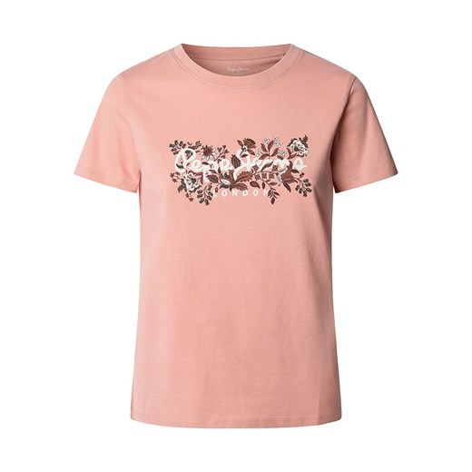Pepe Jeans Koszulka &quot;Rosalind&quot; w kolorze jasnoróżowym ze sklepu Limango Polska w kategorii Bluzki damskie - zdjęcie 180260554