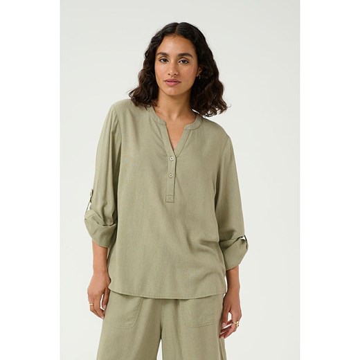 Kaffe Bluzka &quot;Milia&quot; w kolorze oliwkowym Kaffe 36 Limango Polska okazyjna cena