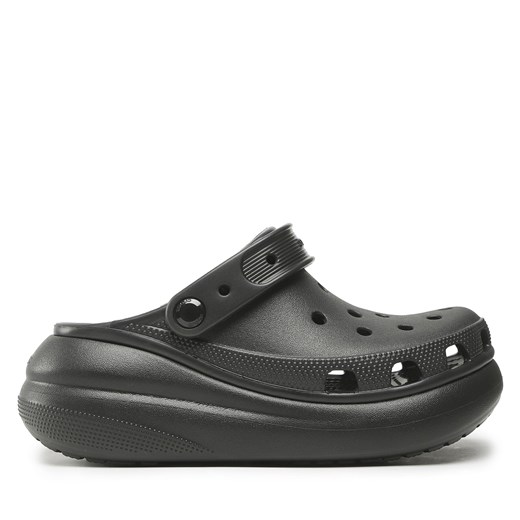 Klapki Crocs Classic Crush Clog 207521 Czarny Crocs 43 eobuwie.pl