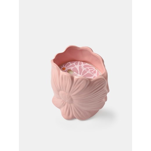 Sinsay - Świeca zapachowa o zapachu cedru i cyprysu - różowy Sinsay One Size Sinsay