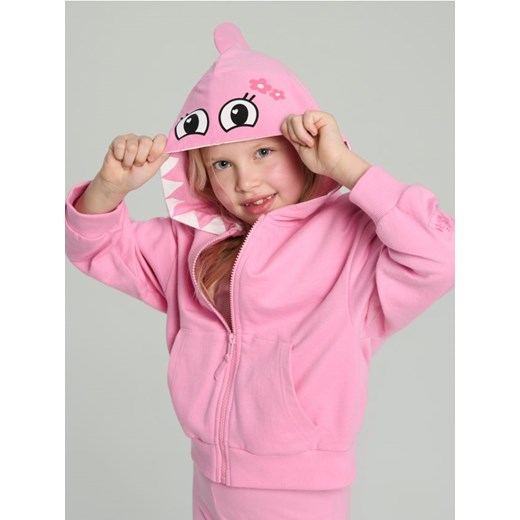 Sinsay - Bluza z kapturem Zombie Dash - różowy ze sklepu Sinsay w kategorii Bluzy dziewczęce - zdjęcie 180265334