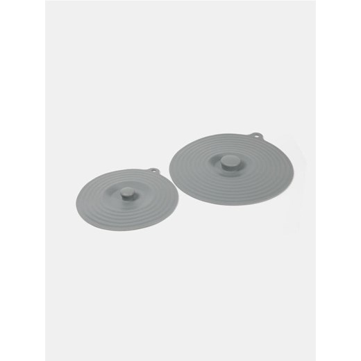 Sinsay - Pokrywki silikonowe 2 pack - szary ze sklepu Sinsay w kategorii Akcesoria kuchenne - zdjęcie 180265361