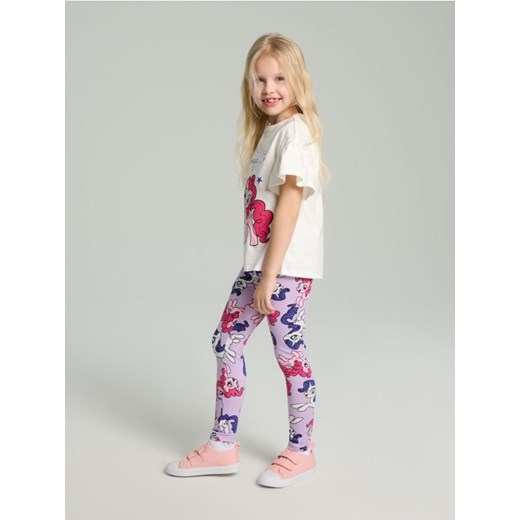 Sinsay - Legginsy My Little Pony - fioletowy ze sklepu Sinsay w kategorii Spodnie dziewczęce - zdjęcie 180265450
