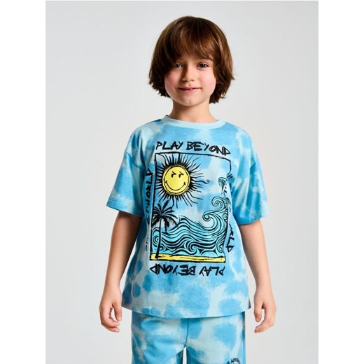 Sinsay - Koszulka SmileyWorld® - niebieski ze sklepu Sinsay w kategorii T-shirty chłopięce - zdjęcie 180265470