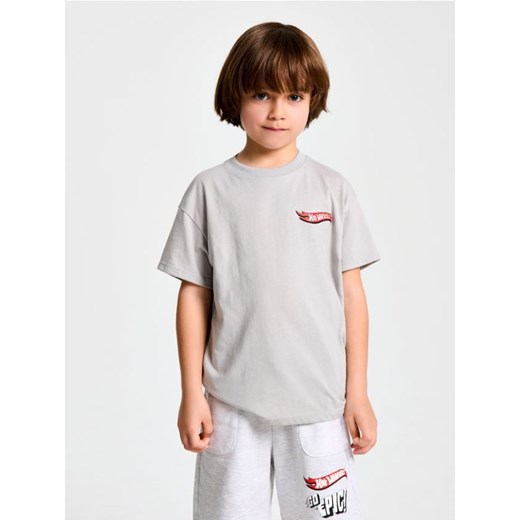 Sinsay - Koszulka Hot Wheels - szary ze sklepu Sinsay w kategorii T-shirty chłopięce - zdjęcie 180265704
