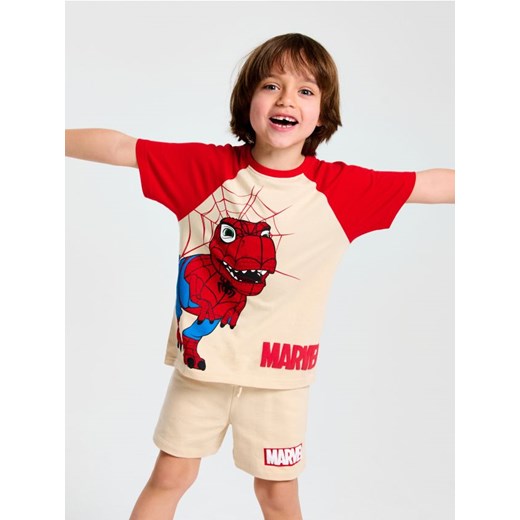 Sinsay - Komplet dzianinowy Spider-Man - czerwony ze sklepu Sinsay w kategorii Piżamy dziecięce - zdjęcie 180265731